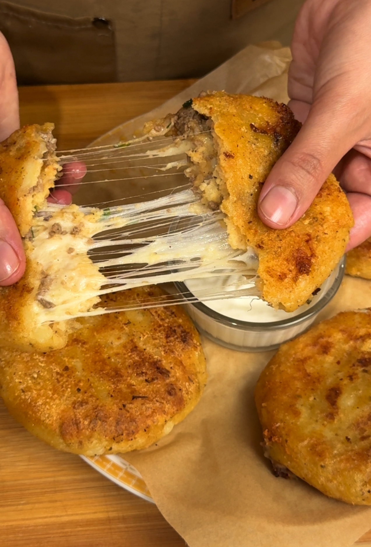 Cheesy Chicken Potato Pockets